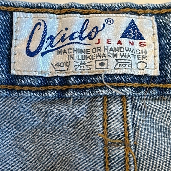 Oxido Light Wash Flare Leg Denim Jeans waist size 31” - Picture 6 of 7